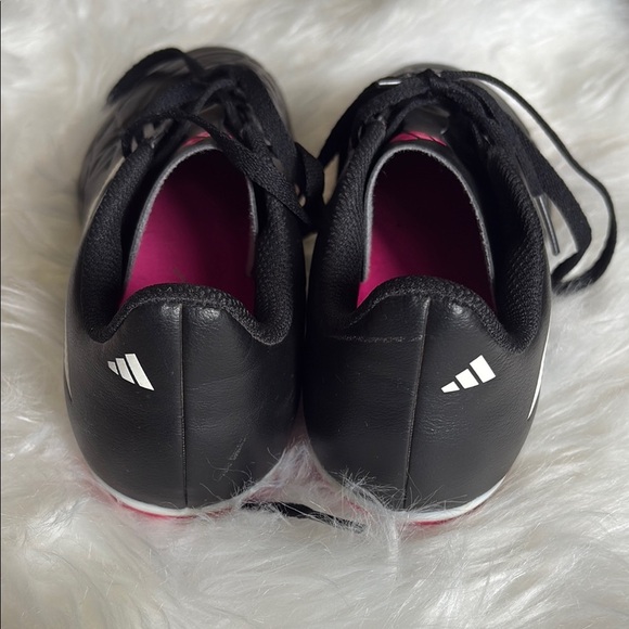 Adidas Copa Pure 4.0 Black and Pink Soccer Cleats - Picture 4 of 8